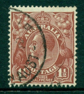 Australia-KGV-Head-1½d-Brown-Small-Multi-Wmk-Perf-135x12-jpg-5-FU-lot25008