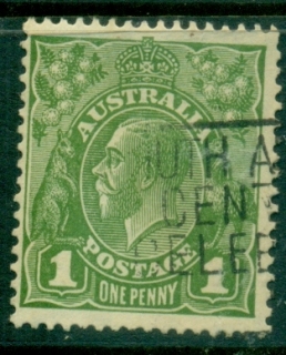 Australia-KGV-Head-1d-Green-C-of-A-Wmk-FU