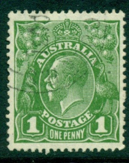 Australia-KGV-Head-1d-Green-Small-Multi-Wmk-Perf-135x12-jpg-5-FU-lot24999