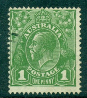 Australia-KGV-Head-1d-Green-Small-Multi-Wmk-Perf-135x12-jpg-5-FU-lot25000