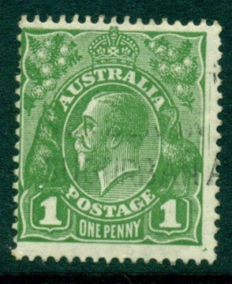 Australia-KGV-Head-1d-Green-Small-Multi-Wmk-Perf-135x12-jpg-5-FU-lot25001