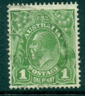 Australia-KGV-Head-1d-Green-Small-Multi-Wmk-Perf-135x12-jpg-5-FU-lot25004