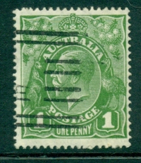 Australia-KGV-Head-1d-Green-Small-Multi-Wmk-Perf-14-FU-lot21830