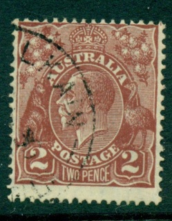 Australia-KGV-Head-2d-Brown-Small-Multi-Wmk-Perf-135x12-jpg-5-FU-lot25023