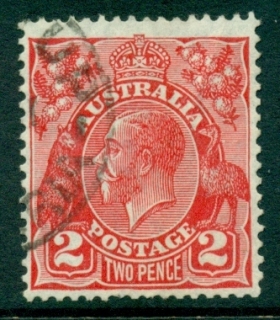 Australia-KGV-Head-2d-Red-Small-Multi-Wmk-Perf-135x12-jpg-5-FU-lot21851