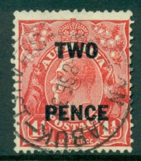 Australia-KGV-Head-2d-on-1½d-Red-Small-Multi-Wmk-Ot-Perf-135x12-jpg-5-FU-lot21905