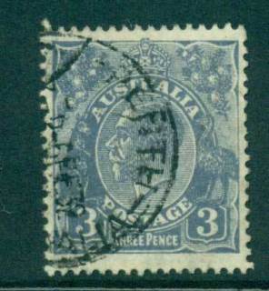 Australia-KGV-Head-3d-Blue-C-of-A-Wmk-FU-Lot28175