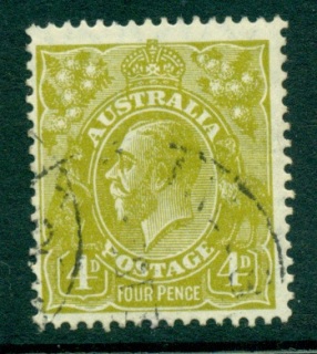 Australia-KGV-Head-4d-Olive-Small-Multi-Wmk-Perf-135x12-jpg-5-FU-lot25047