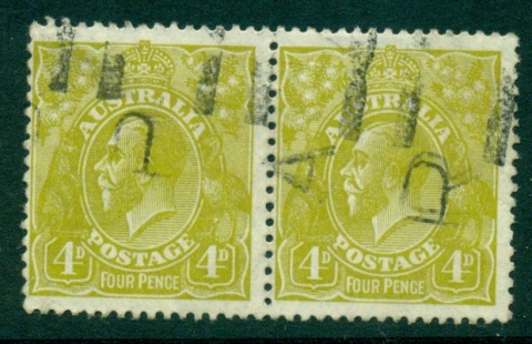 Australia-KGV-Head-4d-Olive-Small-Multi-Wmk-Perf-135x12-jpg-5-pair-FU-lot25050