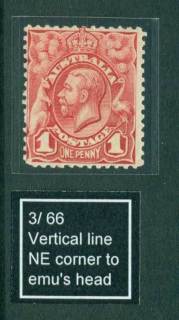 Australia-1913-1d-Red-Engraved-Pl.3