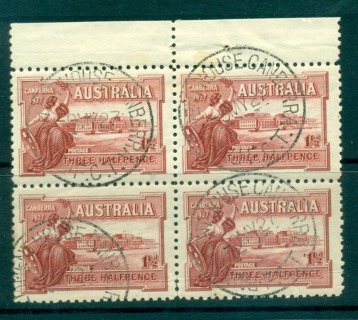 Australia-1927-Parliament-House-Canberra-FDI-Block-4-FU-lot66341