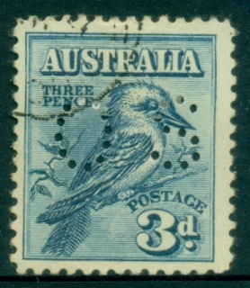 Australia-1928-Melbourne-Exhibition-Kookaburra-Perf-OS-FU