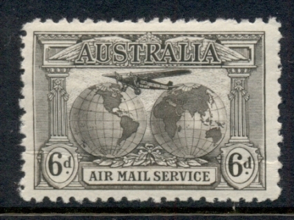 Australia-1931-Airmail-6d-crease-MUH