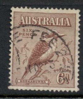 Australia-1932-Kookaburra-6d-FU