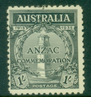 Australia-1935-Anzac-Commemoration-1sh-black-FU