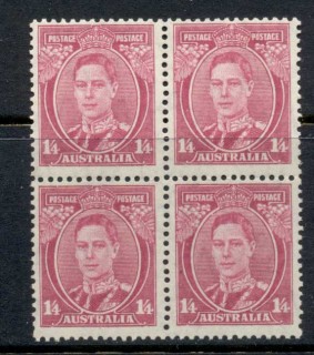 Australia-1937-38-KGVI-Portrait-1-4d-MUH