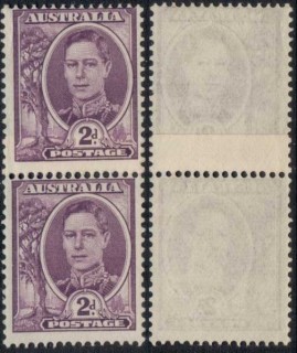 Australia-1938-KGVI-2d-purple-coil-join-pr-MUH