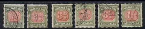 Australia-1938-Postage-Dues-Wmk-CofA-Perf-14-5x13-75-Asst-FU