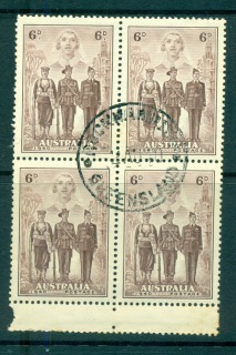 Australia-1940-Armed-Forces-6d-FDI-Block-4-FU-lot66331