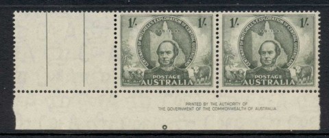 Australia-1946-Sir-Thomas-Mitchell-1-imprint-pr-MUH