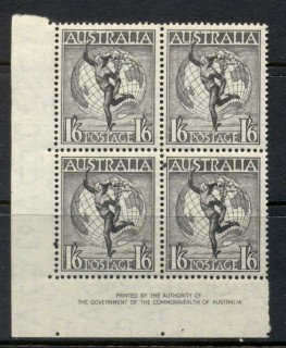 Australia-1948-50-Hermes-1-6d-Imprint-blk4-MLH