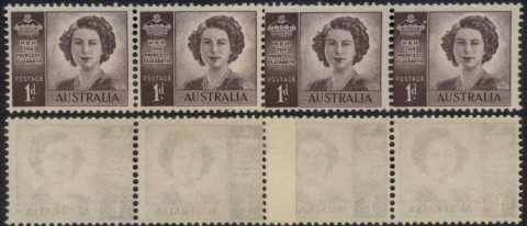 Australia-1948-Royal-Wedding-Princess-Elizabeth-No-Wmk-Coil-join-str4-MUH