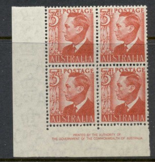 Australia-1950-52-KGVI-Portrait-3d-Imprint-blk4-MLH