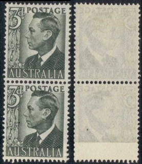 Australia-1950-57-KGVI-Portrait-3d-green-coil-pr-MLH