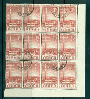 Australia-1954-Telegraph-Centenary-FDI-Block-12-FU-lot66277