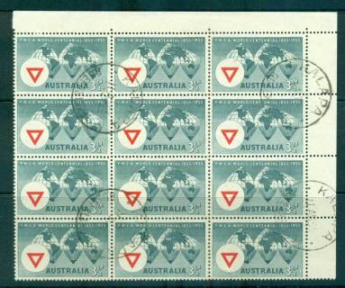 Australia-1955-YMCA-World-Centenary-FDI-Block-12-FU-lot66268