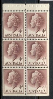 Australia-1956-57-QEII-Portrait-4d-booklet-pane-MUH