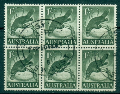 Australia-1959-Platypus-Block-6-FU