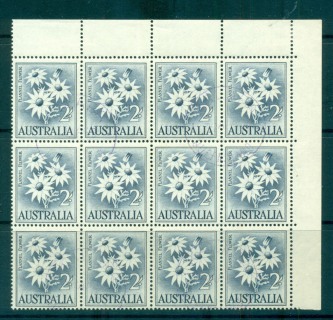 Australia-1959-White-Flannel-Flower-2-FDI-Block-12-FU-lot66295