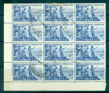 Australia-1963-Blue-Mountains-tone-spotsFDI-Block-12-FU-lot66304