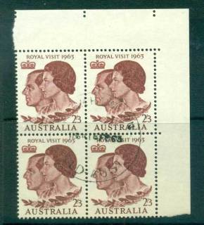 Australia-1963-Royal-Visit-2-3d-FDI-Block-4-FU-lot66254