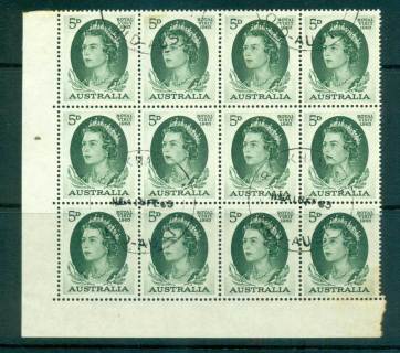 Australia-1963-Royal-Visit-5d-lt-tones-FDI-Block-12-FU-lot66316