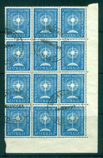 Australia-1963-Xmas-FDI-Block-12-FU-lot66333