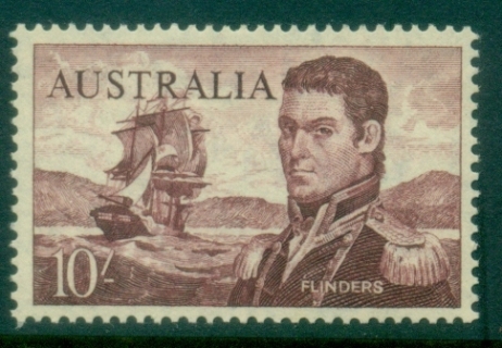 Australia-1964-5-Navigators-Flinders-10sh-MLH