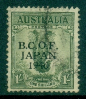 Australia-1946-47-BCOF-Overprint-1sh-FU