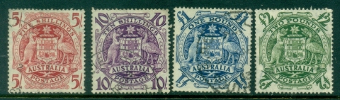 Australia-1949-50-Arms-High-Values-FU