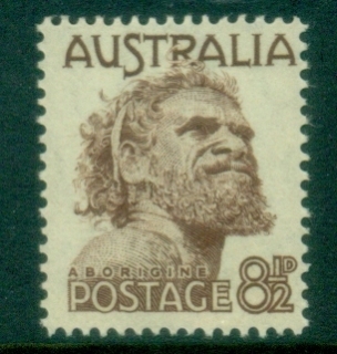 Australia-1950-Aborigine-One-Pound-Jimmy-8½d-MLH