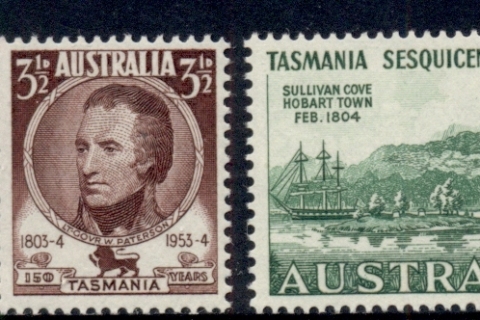 Australia-1953-Tasmanian-Settlement-150th-Anniv-MUH
