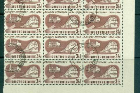 Australia-1954-Centenary-of-Steam-Railways-in-Australia-FDI-Block-12-FU-lot66265