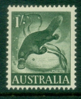 Australia-1959-64-QEII-Definitive-1sh-Platypus-MLH