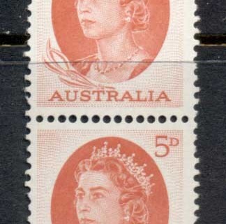 Australia-1963-65-QEII-5d-coil-pr-MLH