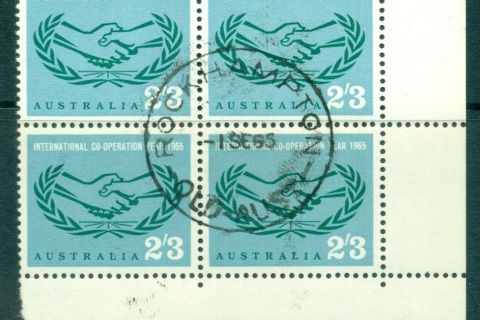 Australia-1965-ICY-International-Cooperation-Year-FDI-Block-4-FU-lot66337