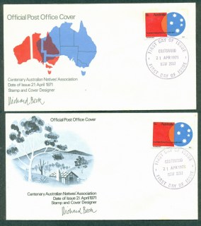 Australia-1971-ANA-tones-2-FDC-Lot27772