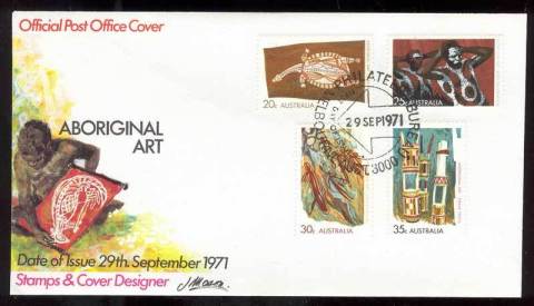 Australia-1971-Aboriginal-Art-FDC-Lot13404