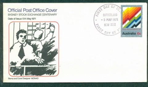 Australia-1971-Stock-Exchange-Sutherland-FDC-Lot27785