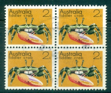 Australia-1973-2c-Fiddler-Crab-Blk-6-FU-lot34464